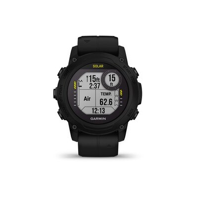 Garmin Descent G1 Solar, Black (+ Ersatz-Uhrenarmband)