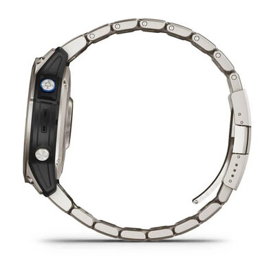 Garmin D2 Mach 1, Vented Titanium Bracelet (+ Ersatzband)