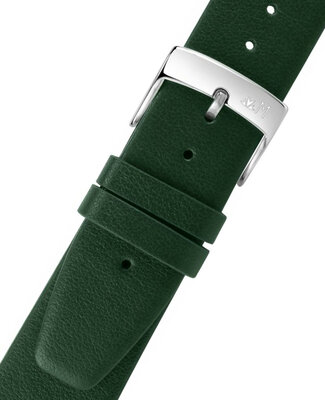 Leder-Uhrenarmband Morellato Fuji 5479D36.071 M, grün, recyceltes Material
