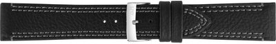 Leder-Uhrenarmband Morellato Futnet M 5484D14.892, schwarz