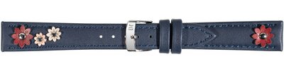 Leder-Uhrenarmband Morellato Garden 5257C47.061 S, blau