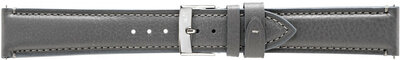 Leder-Uhrenarmband Morellato Munch 5333D10.091 M, grau, Quick Release