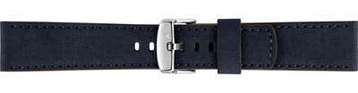 Leder-Uhrenarmband Morellato Origami 5480D35.061 M, blau, recyceltes Material