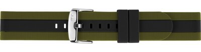 Silikon-Uhrenarmband Morellato Bolsena M 5486187.974, schwarz