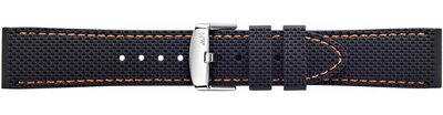 Silikon-Uhrenarmband Morellato Livenza 5275187.886 M, schwarz, Quick Release