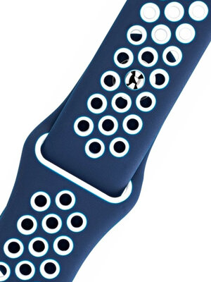 Blaues und weißes Silikonarmband Morellato Paroo 5402187.803 M