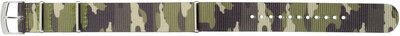 Textil-Uhrenarmband Morellato Band L 3972A74.872, grün/camouflage, NATO