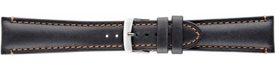 Leder-Uhrenarmband Morellato Derain 4434B09.019 M, schwarz