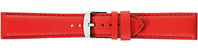 Leder-Uhrenarmband Morellato Pilates 4614B55.083 M, rot, Kunstleder