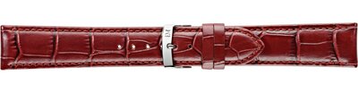 Leder-Uhrenarmband Morellato Samba 2704656.082 M, rot