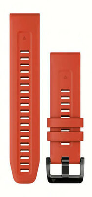 Silikon-Uhrenarmband Garmin 22mm (für Garmin Fenix 8/7/6 (47mm), Epix 2 u.a.), rot V3, QuickFit, 010-13111-04