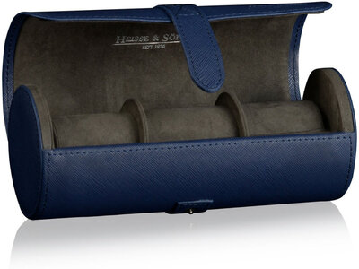 Uhrengehäuse Heisse & Söhne Rondo 3 70019-121, blau