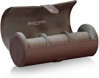 Uhrengehäuse Heisse & Söhne Rondo 3 70019-96, braun