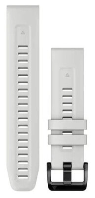 Silikon-Uhrenarmband Garmin 22mm (für Garmin Fenix 8/7/6 (47mm), Epix 2 u. a.), weiß V1, QuickFit, 010-13123-00