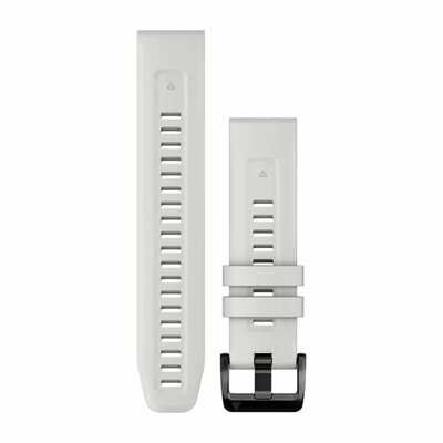 Silikonband Garmin 22mm (pro Garmin Fenix 8/7/6 (47mm), Epix 2 aj.), Weiß V1, QuickFit