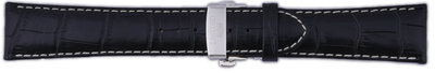 Leder-Uhrenarmband Orient UDCVWSB 24mm (für Modell FETAC), schwarz