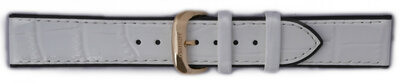 Leder-Uhrenarmband Orient UDDKUGW 19mm (für Modell CDB01), weiß