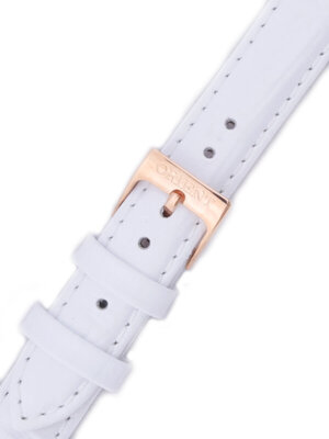Leder-Uhrenarmband Orient UDDNNRW 16mm (für Modell FNR1Q), weiß