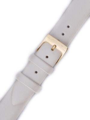 Leder-Uhrenarmband Orient VDEUMAW 16mm (für Modell FUNEK), weiß