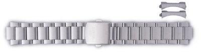 Edelstahlarmband Orient KDEJTSS 22mm (für Modell UNE1), silberfarben
