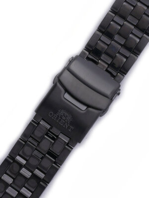 Edelstahlarmband Orient PDDRF0Z 22mm (für Modell FFA05), schwarz