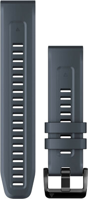 Silikon-Uhrenarmband Garmin 22mm (für Garmin Fenix 8/7/6 (47mm), Epix 2 u. a.), blau V2, QuickFit, 010-13111-05