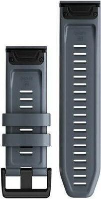 Silikon-Uhrenarmband Garmin 26mm (für Garmin Fenix 8/7X/6X (51mm), Tactix u. a.), blau V4, QuickFit, 010-13117-05