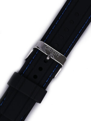 Silikon-Uhrenarmband Orient VDFCKSX 22mm (für Modell FUNG3), schwarz