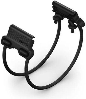 Silikon-Uhrenarmband Garmin 26mm Bungee Mount (für Garmin Fenix 8/7X/6X (51mm), Tactix u.a.), schwarz, QuickFit, 010-13249-02