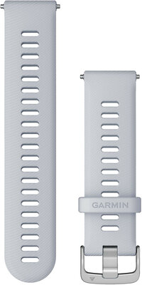 Silikon-Uhrenarmband Garmin 22mm (für Venu, Forerunner 255, Vívoactive 4 u.a.), weiß, Quick Release, 010-11251-3B