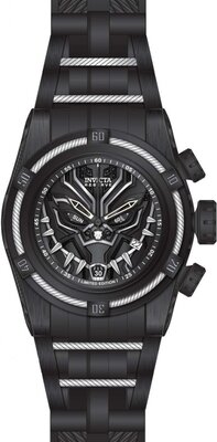 Invicta Marvel Quartz 53mm 27007 Black Panther Limited Edition 3000pcs