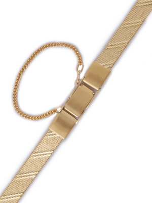 Edelstahlarmband Orient NCDZVGG, gold
