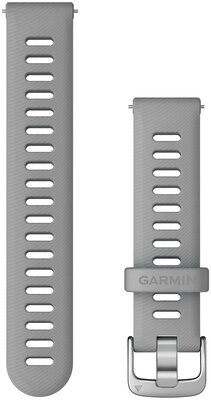 Silikon-Uhrenarmband Garmin 18mm (für Venu 2S, Vívoactive 4S, Vívomove 3S), grau V1, Quick Release, 010-11251-3G