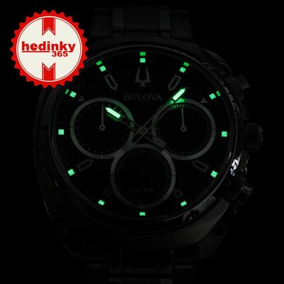Bulova Curv Classic Quartz Chronograph 96A185