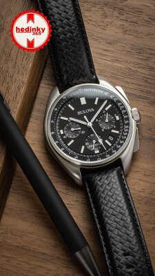 Bulova Lunar Pilot Quartz Chronograph 96B251 Special Edition (+ Ersatz-Uhrenarmband)