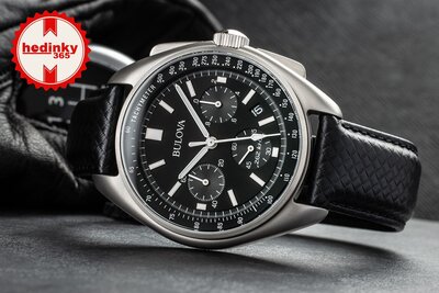 Bulova Lunar Pilot Quartz Chronograph 96B251 Special Edition (+ Ersatz-Uhrenarmband)