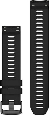 Silikon-Uhrenarmband Garmin 22mm (für Instinct 2), schwarz V1, 010-13105-06