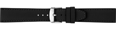 Leder-Uhrenarmband Morellato Square 5672D73.019 M, schwarz