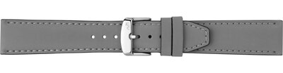 Leder-Uhrenarmband Morellato Square 5672D73.093 M, grau