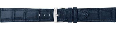 Leder-Uhrenarmband Morellato Tiglio 5673D74.062 M, blau, Ökoleder