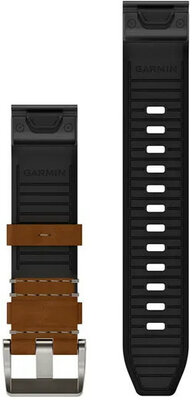 Leder-Uhrenarmband Garmin 22mm (für Garmin Fenix 8/7/6 (47mm), Epix 2 u.a.), braun V3, QuickFit, 010-13225-08