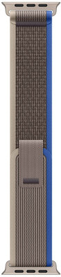 Nylon-Uhrenarmband Apple (für Apple Watch 42/44/45/49mm), braun, Größe S/M