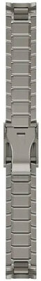Titanarmband Garmin 22mm (für Garmin MARQ 2), silber, QuickFit, 010-13225-12