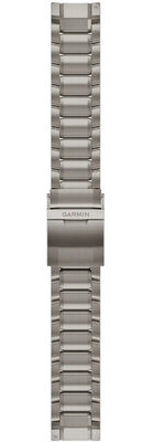 Titanarmband Garmin 22mm (für Garmin MARQ 2), silber, QuickFit, 010-13225-12