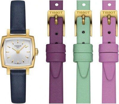 Tissot Lovely Square Summer Set Quarz T058.109.36.031.03 + Ersatzarmbänder
