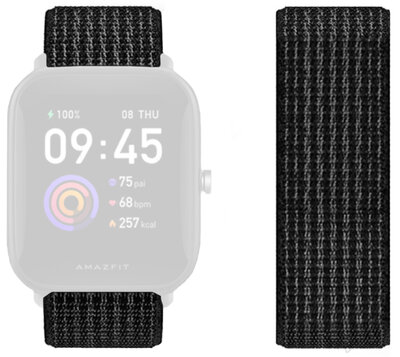 QuickRelease-Gurt 20mm, Nylon, schwarz