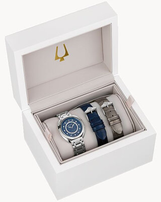 Bulova Classic Duality 96X160 (+ 2x Ersatz-Uhrenarmband)