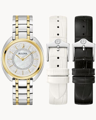 Bulova Classic Duality 98X134 (+ 2x Ersatz-Uhrenarmband)