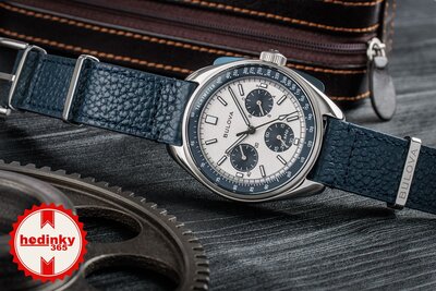 Bulova Lunar Pilot Quartz Chronograph 98K112 (+ Ersatz-Uhrenarmband)