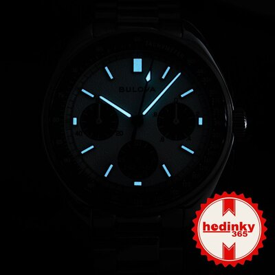 Bulova Lunar Pilot Quartz Chronograph 98K112 (+ Ersatz-Uhrenarmband)